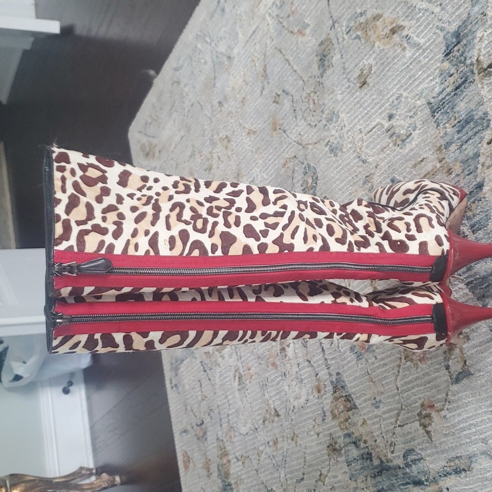 Kenneth Cole wild leopard boots - Picture 7 of 11